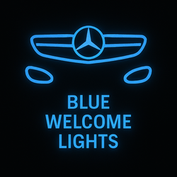 Blue Welcome Lights