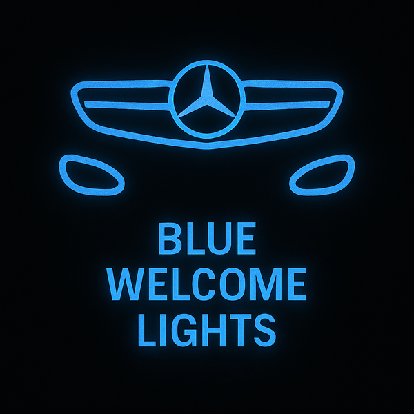 Blue Welcome Lights