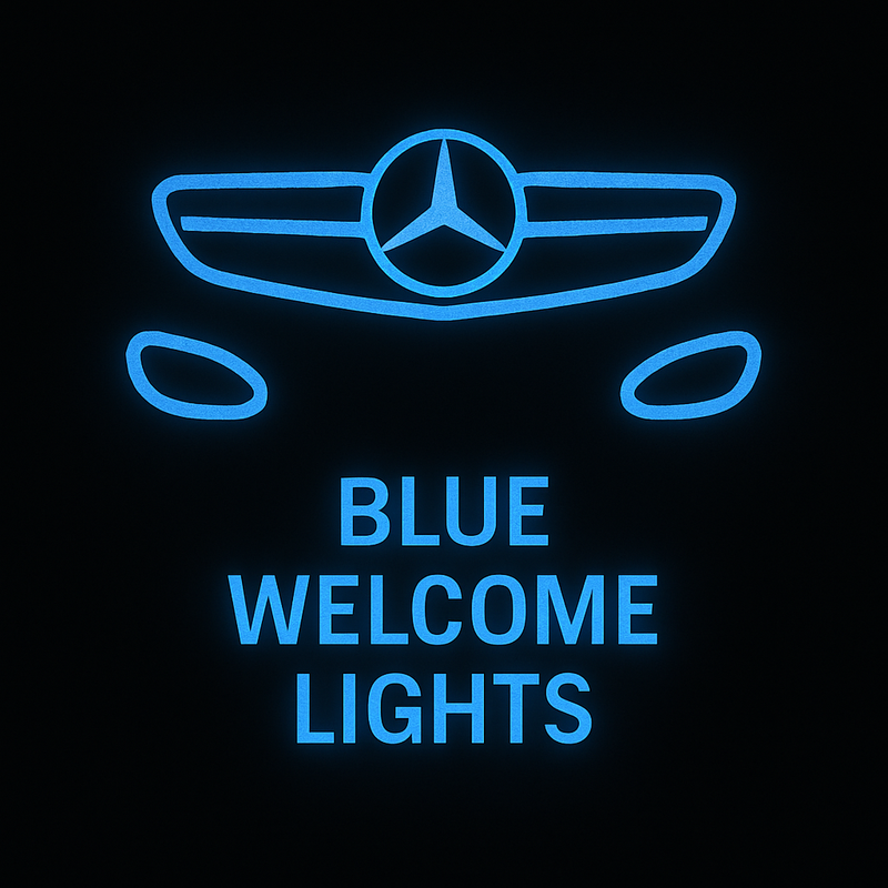 Blue Welcome Lights