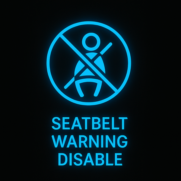 Seatbelt Warning Disable