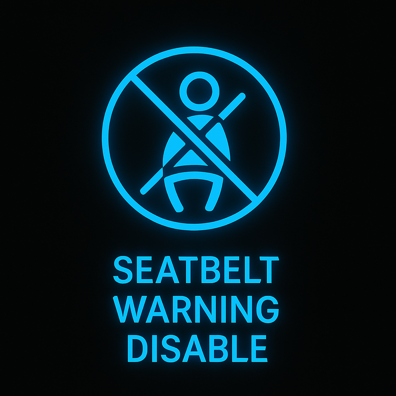 Seatbelt Warning Disable